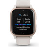 Часы GARMIN VENU SQ 2 – MUSIC EDITION PEACH GOLD ALUMINUM BEZEL WITH IVORY CASE AND SILICONE BAND 010-02700-11